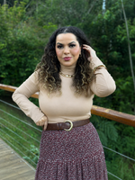 Cropped Sophie - Manga longa 