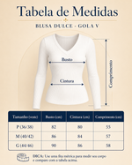 Blusa Dulce - Gola V