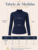 Blusa Tule Zoe