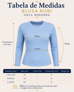 Blusa Rubi - Gola Redonda