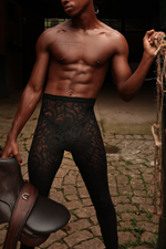 LEGGING FIERCE LACE PRETA | FIERCE LACE LEGGINGS BLACK