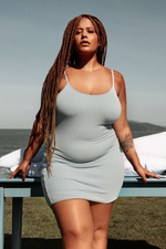 VESTIDO KI CANELADO OBY | KI RIBBED OBY DRESS