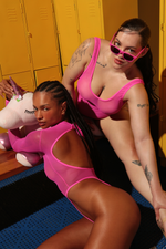 BODY FIERCE ROSA-CHOQUE | MAGENTA FIERCE BODYSUIT