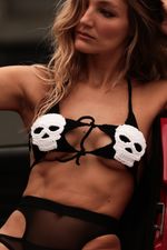 TOP DE CROCHÊ SKULL | SKULL CROCHET TOP