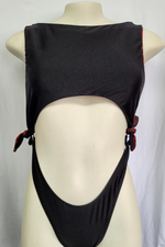 BODY POISON ONÇA VERMELHA E PRETO | ROGUE BODYSUIT