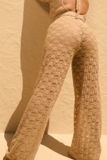 CALÇA LOUNGE RENDA BEGE | LOUNGE BEIGE LACE PANTS
