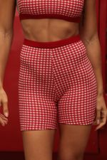 SHORT ALPHA VICHY | VICHY ALPHA BIKER SHORTS