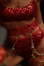 ASA DELTA VENTO PAETÊ VERMELHO | RED SEQUIN VENTO HOT PANTS