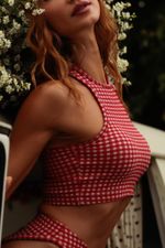 TOP HALTER KI VICHY | VICHY KI HALTER TOP