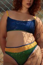 ASA DELTA VENTO PAETÊ GINGA | VENTO SEQUIN GINGA HOT PANTS