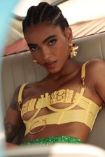 BRALET HALO AMARELO | LIGHT YELLW HALO BRALETTE