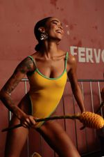 BODY KI CANELADO CANARINHO | KI RIBBED CANARINHO BODYSUIT