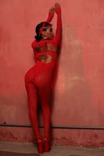 CATSUIT CINDY LACE VERMELHO | RED LACE CINDY CATSUIT