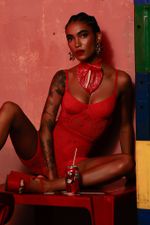 BODY DEMI LACE VERMELHO | RED LACE DEMI BODYSUIT