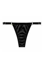 TANGA HALO FIO-DENTAL PRETA | HALO RING STRING BOTTOM