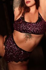 TOP VENTURA PAETÊ PÚRPURA | VENTURA PURPLE SEQUIN TOP