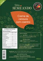 Creme De Cenoura Com Coentro (Entregue em Porto Alegre e região)