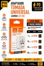 Tomada Universal - LEHMOX LEY-202
