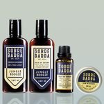 Quarteto Shampoo, Balm, Óleo e Cera - Jungle Boogie