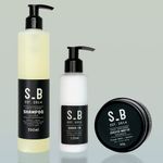 Trio Cabelo - Shampoo, Leave-In e Pasta Modeladora