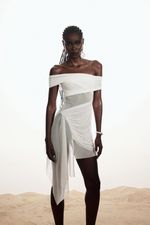 Vestido Tule Sky Off White | Off-White Sky Tulle Dress