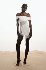 Vestido Tule Sky Off White | Off-White Sky Tulle Dress