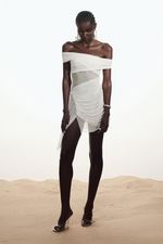 Vestido Tule Sky Off White | Off-White Sky Tulle Dress