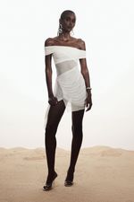 Vestido Tule Sky Off White | Off-White Sky Tulle Dress