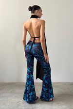 Calça Lyra Eletric Blue | Lyra Electric Blue Flare Pants