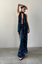 Calça Lyra Eletric Blue | Lyra Electric Blue Flare Pants
