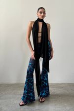 Calça Lyra Eletric Blue | Lyra Electric Blue Flare Pants