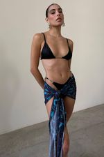 Mini Pareô Eletric Blue | Electric Blue Mini Pareo