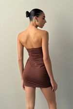 Vestido Under Tomara-que-caia Cappuccino | Under Strapless Cappuccino Dress