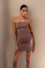 Vestido Under Tomara-que-caia Nude | Under Strapless Nude Dress