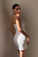 Vestido Under Tomara-que-caia Off White | Under Strapless Off-White Dress