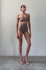 Short Under Cintura Alta Nude | High-Waist Under Shorts Nude
