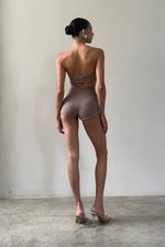 Short Under Cintura Alta Nude | High-Waist Under Shorts Nude