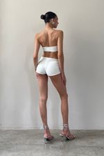 Short Under Cintura Baixa Off White | Low-Rise Under Shorts Off-White