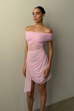 Vestido Tule Sky Rosa | Pink Sky Tulle Dress