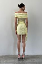 Vestido Tule Sky Amarelo | Yellow Sky Tulle Dress