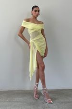 Vestido Tule Sky Amarelo | Yellow Sky Tulle Dress