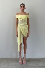 Vestido Tule Sky Amarelo | Yellow Sky Tulle Dress