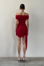 Vestido Tule Sky Vermelho | Red Sky Tulle Dress