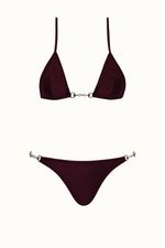 Calcinha Chain Uva | Chain Grape Bikini Bottom