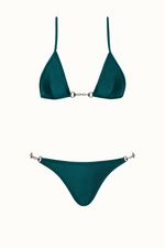 Calcinha Chain Esmeralda | Chain Emerald Bikini Bottom
