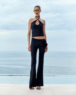Calça Três Flores Preta