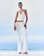 Calça Três Flores Off White