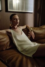 Vestido Mini Cetim Off White - SOL BRAND X THAISE JURIATTI | Off-White Satin Mini Dress – SOL BRAND X THAISE JURIATTI