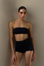 Short Under Cintura Alta Preto | High-Waist Under Shorts Black
