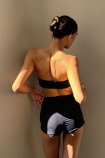 Short Under Cintura Alta Preto | High-Waist Under Shorts Black